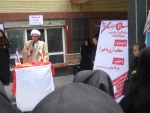 کرسی آزاداندیشی با موضوع حجاب وعفاف در محوطه آموزشکده فنی وحرفه ای دختران ارومیه