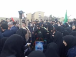 تشییع و خاکسپاری پیکر دوتن از شهدای گمنام در دانشکده شهیدقاضی طباطبایی  ارومیه