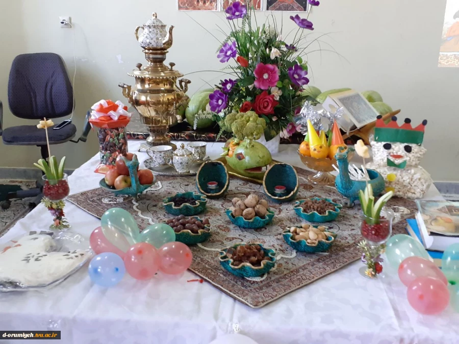 برگزاری مراسم جشن  یلدا در خوابگاه آموزشکده فنی و حرفه ای دختران ارومیه  2