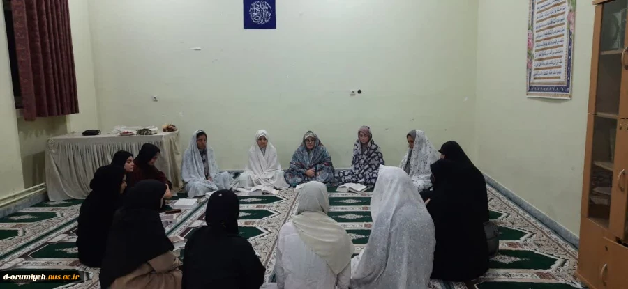 برگزاری دوشنبه قرآنی در خوابگاه یاس آموزشکده ملی مهارت دختران ارومیه  2