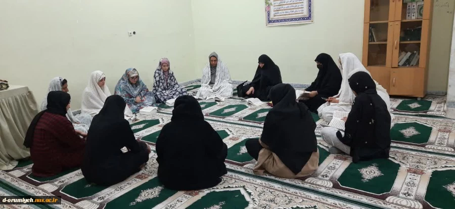 برگزاری دوشنبه قرآنی در خوابگاه یاس آموزشکده ملی مهارت دختران ارومیه  3