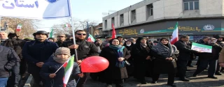 حضور کسترده دانشگاهیان دانشگاه ملی مهارت واحد استان آذربایجان غربی در راهپیمایی ۲۲ بهمن