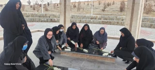 غبار روبی مزار شهدای گمنام