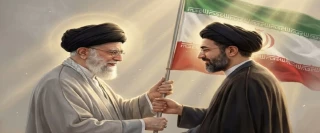 دست خدا عیان شد خامنه ای جوان شد